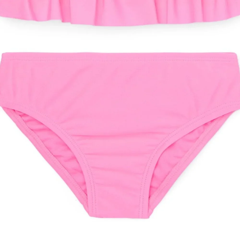 Ruffle Tankini TODDLER GIRLS Pink Bikini Swimsuit SIZE 18 MONTHS NEW
